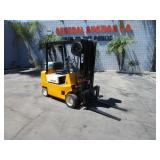 HYSTER 4 STAGE FORKLIFT MODEL S50XL, LP GAS, APPRO