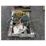 2 Pallets of Misc. Items (tamper, motor, etc.)