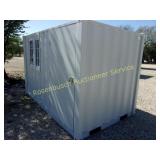 Approx. 6'x10'x6'6'  1Trip Shipping Container