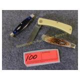 (3) CASE Pocket Knives