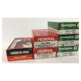 Six Boxes of 50 9mm Luger- 2 Federal, 3 Remington