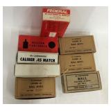 Eight Boxes of 50 45 Cal. Cartridges- 4 Ball