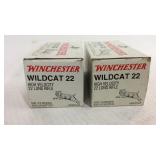 Two Boxes of 500 Winchester Wildcat 22 Long Rifle