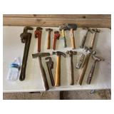 Large wrenches & mallets & hammers