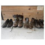 (Size 9) 2 pairs of work boot, hiking boots &