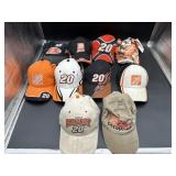 Lot of 10 NASCAR Tony Stewart Hats One Signed