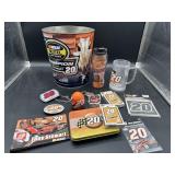 Tony Stewart Collectibles Trash Can Cards Cups