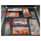 Lot of Tony Stewart Collectibles License Plates