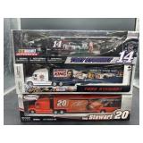 Lot of 3 Tony Stewart Truck Trailers New