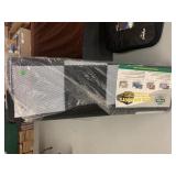 9x18 EEZ RV MAT Black and Gray Racing Mat