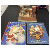Lot of 3 vintage Christmas books pop up