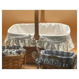 Lot of 3 Longaberger Baskets