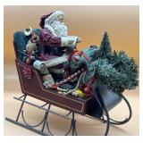 Large 1988 Midwest Imports Santa Sleigh