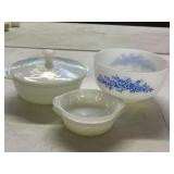 Fire-king & Federal Glass Bowls