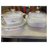 4 Corning ware Casserole Dishes