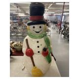 Vintage Snow Man Blow Mold