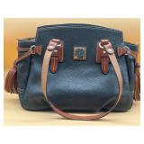 Dooney & Bourke Navy Pebble Grain leather Purse
