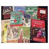 Vintage Christmas Sheet Music Books