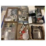 6 flats of assorted train items