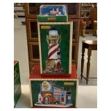 3 Lemax Christmas Village pieces