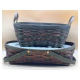 2 Longaberger American Craft Traditions Baskets