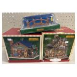 3 pieces of Vintage Lemax Village in boxes