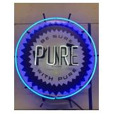 Pure neon sign