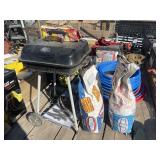 Charcoal grill w brushes, charcoal, & more