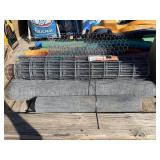 4 rolls of various wire (galvanized, chicken, &ï¿½)