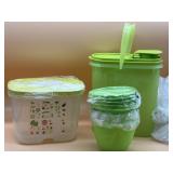 New in Plastic Green Tupperware Ser