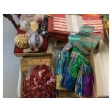 4 flats of Christmas & party supplies