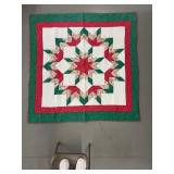 65" Vintage Lillian Vernon Christmas Quilt