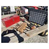 Organizer, tool box & 7 clamps