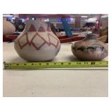 2 pieces of Clay pottery