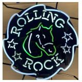 Rolling Rock neon sign