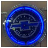 Chevrolet neon clock