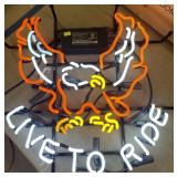 Live to ride neon dign