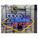 Welcome to Fabulous Las Vegas neon sign - part