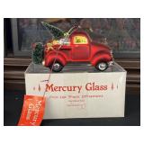 Large 1998 Dept 56 Truck Mercury Glass Ornament