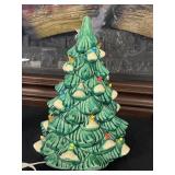 12" Ceramic lighted Christmas Tree