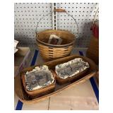 Lot of 4 Longaberger Baskets