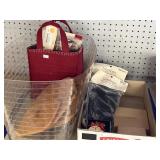 Lot of misc Longaberger Accessories lids liners