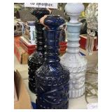 Lot of 3 vintage Kentucky Derby Decanters