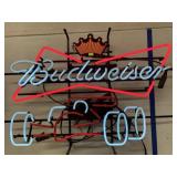 Budweiser neon sign