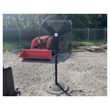 Central machinery industrial fan w water spray