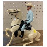 Vintage Hartland Lone Ranger & Silver Plastic 60s