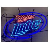 Miller Lite neon sign
