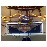 Harley-Davidson neon sign