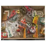 vintage Christmas ornaments most new in package