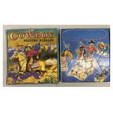 Vintage 3 Cowboy Picture Puzzles